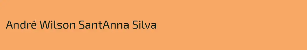 André Wilson SantAnna Silva